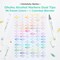 Ohuhu Honolulu 48/96 Pastel Colors Markers Alcohol Based - Brush & Chisel Dual Tips - Sweetness & Blossoming Color Sets